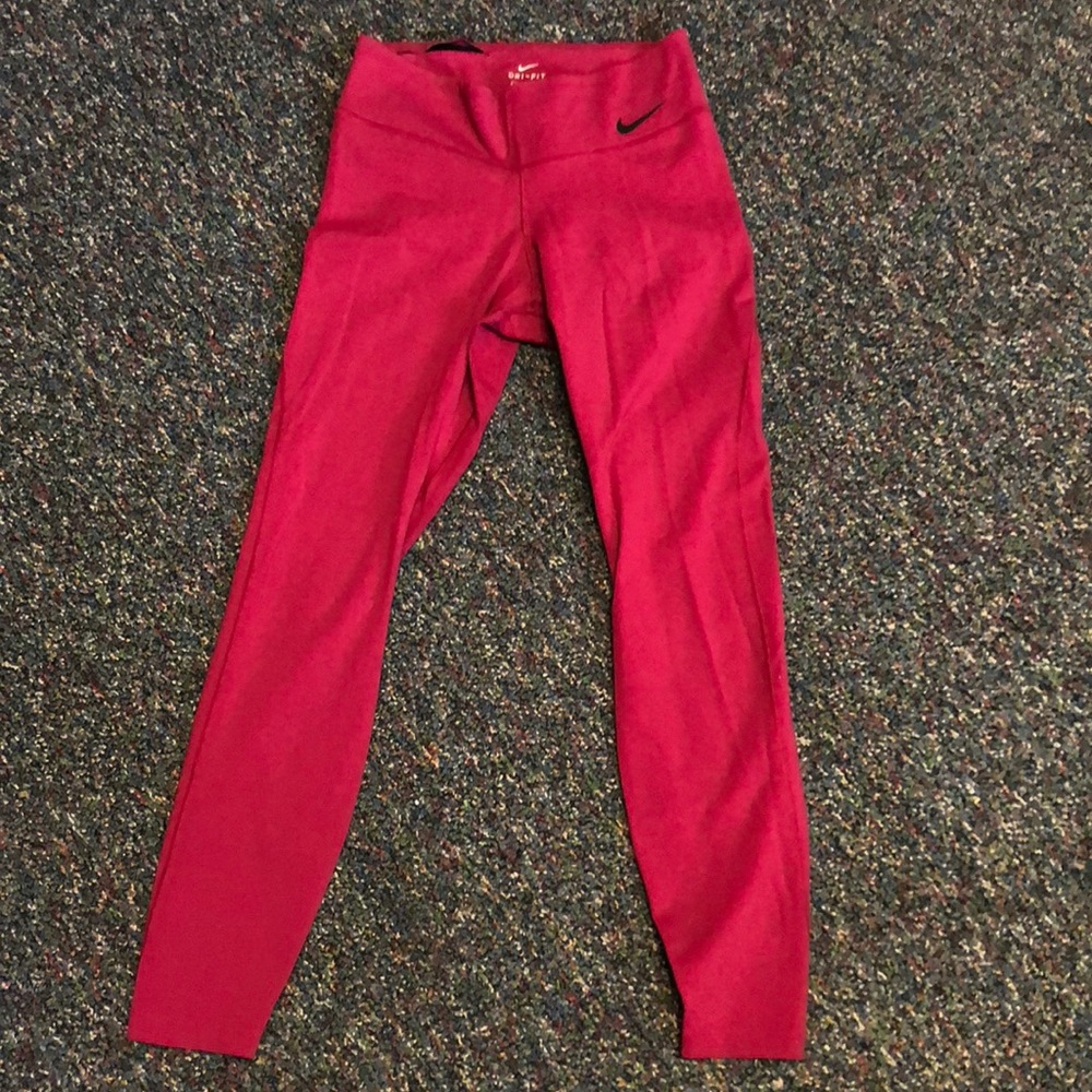 pink nike leggings
